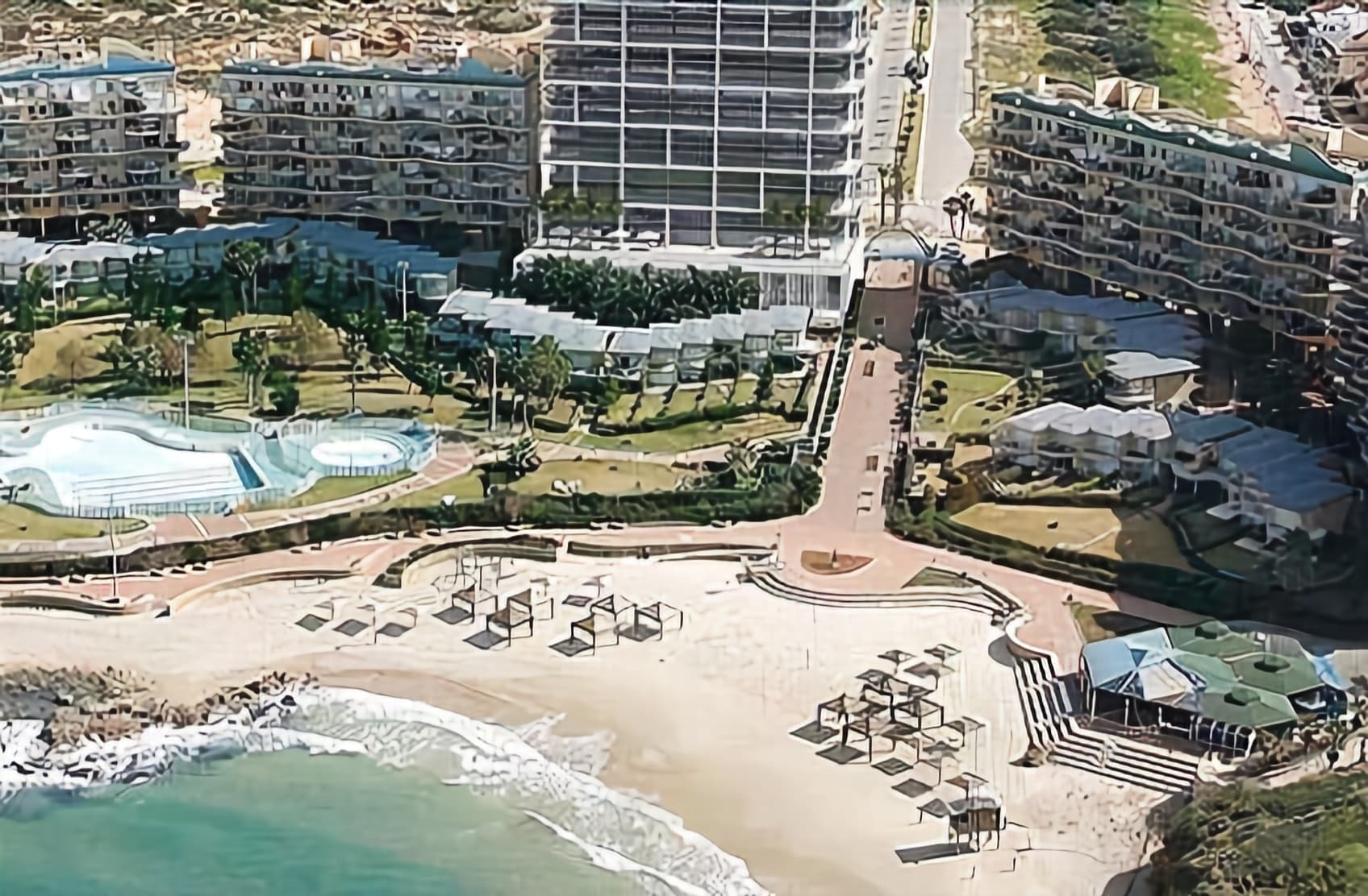 Ramada Resort Hadera Beach Exteriör bild